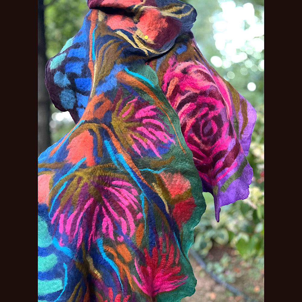 Felted Scarf 86” X 17”