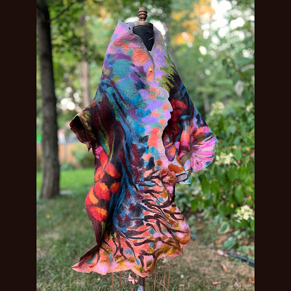 Felted Scarf 80” X 25”