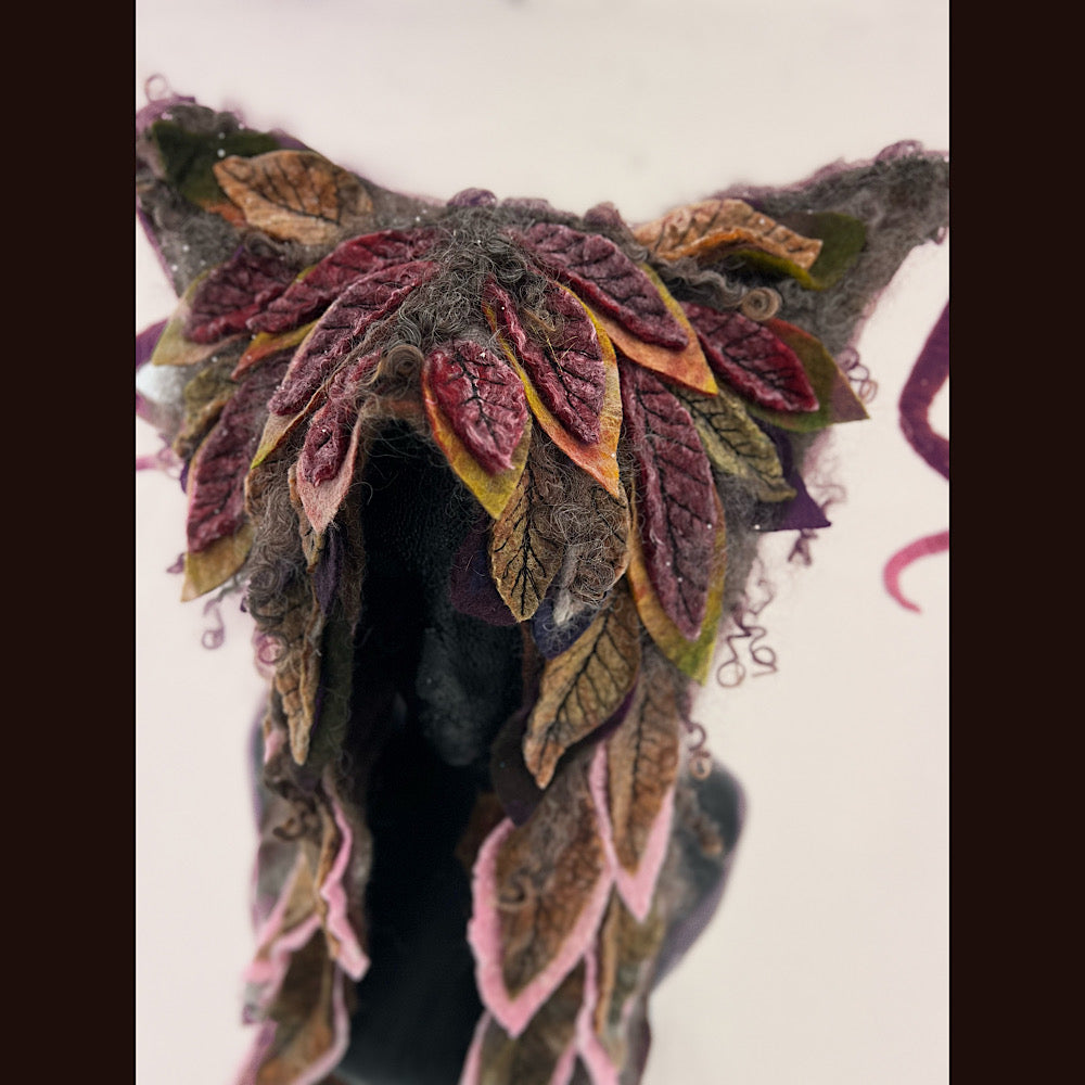 L’esprit des bois felted hood size 24” large