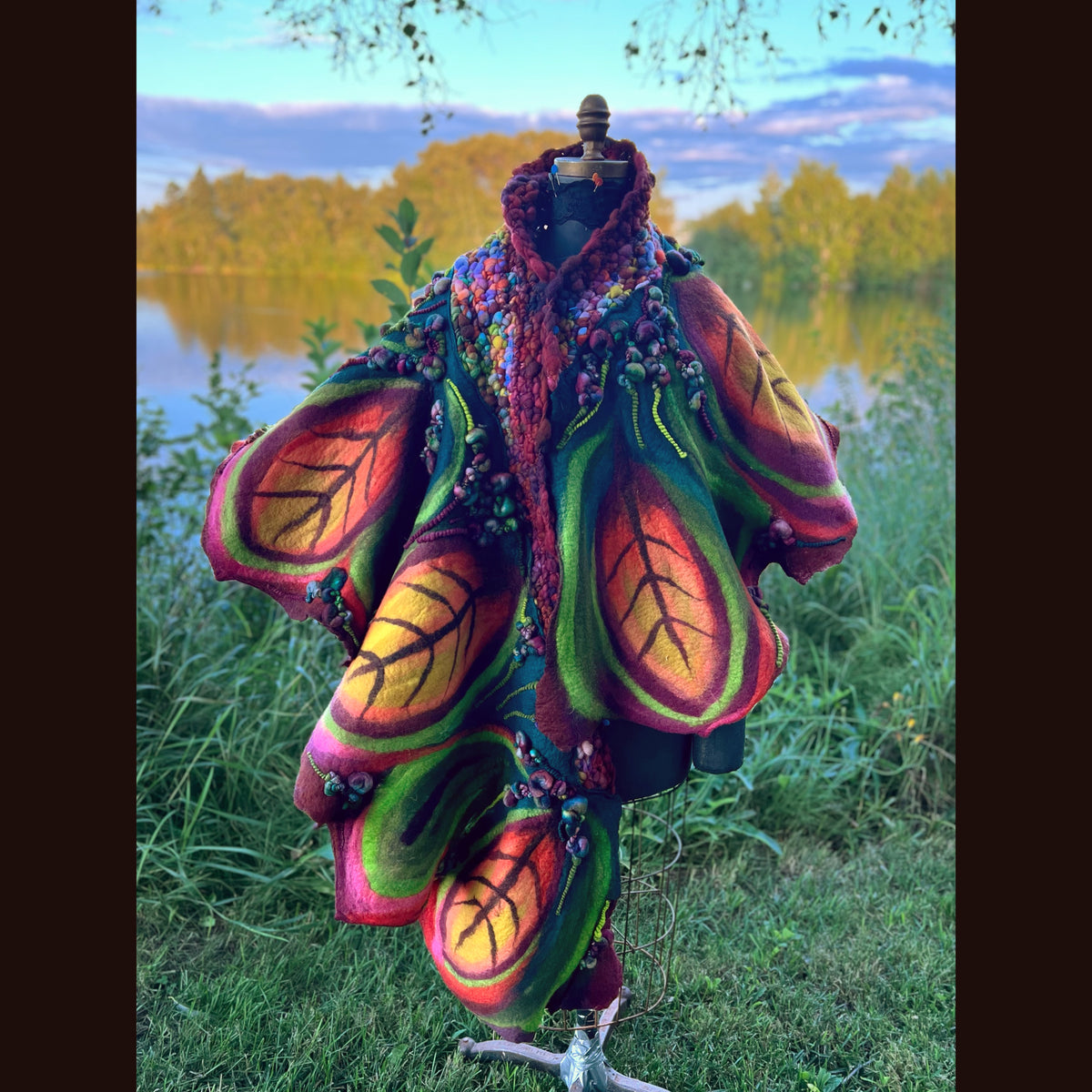 Felted Shawl 90” X 30”