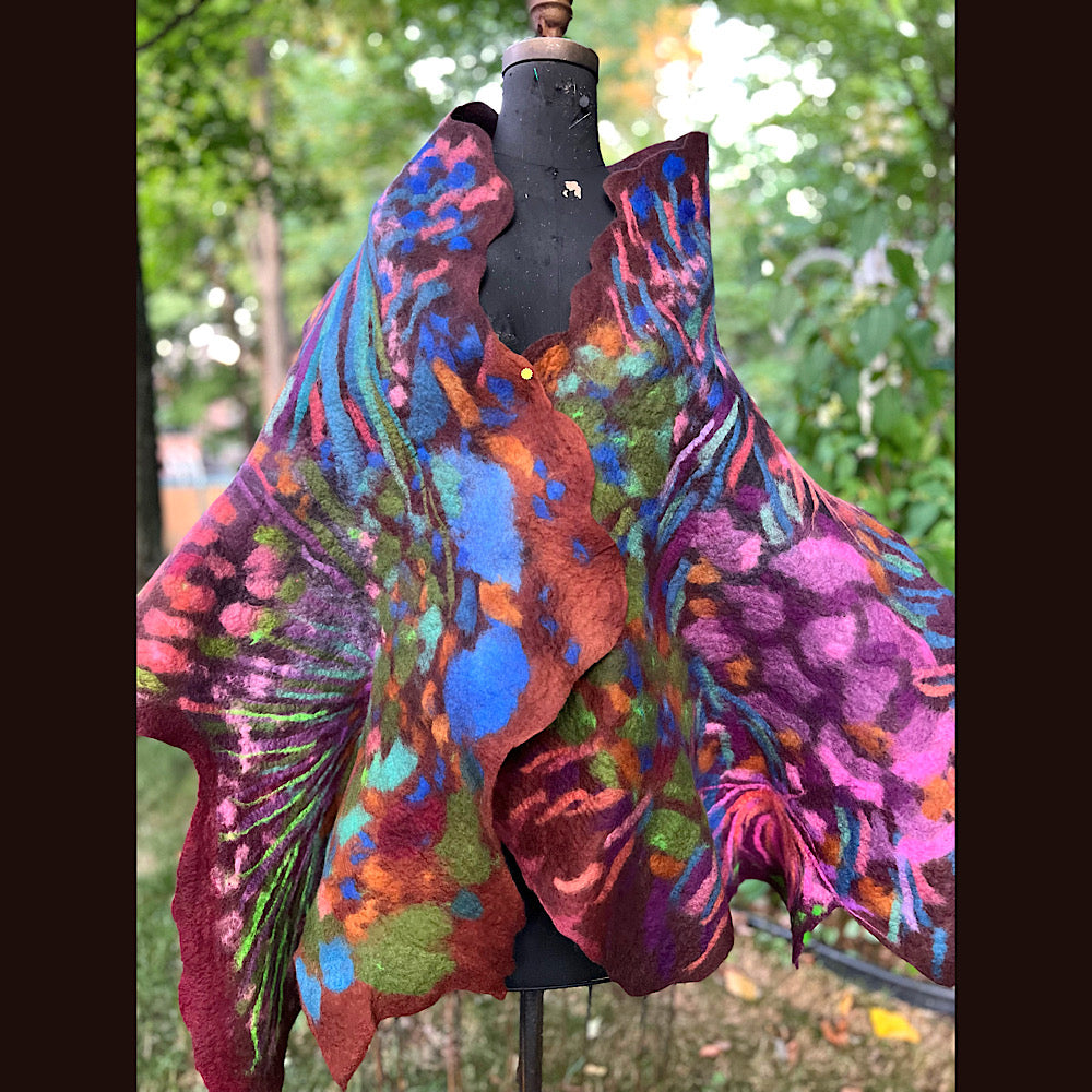 Felted Scarf 80” X 25”