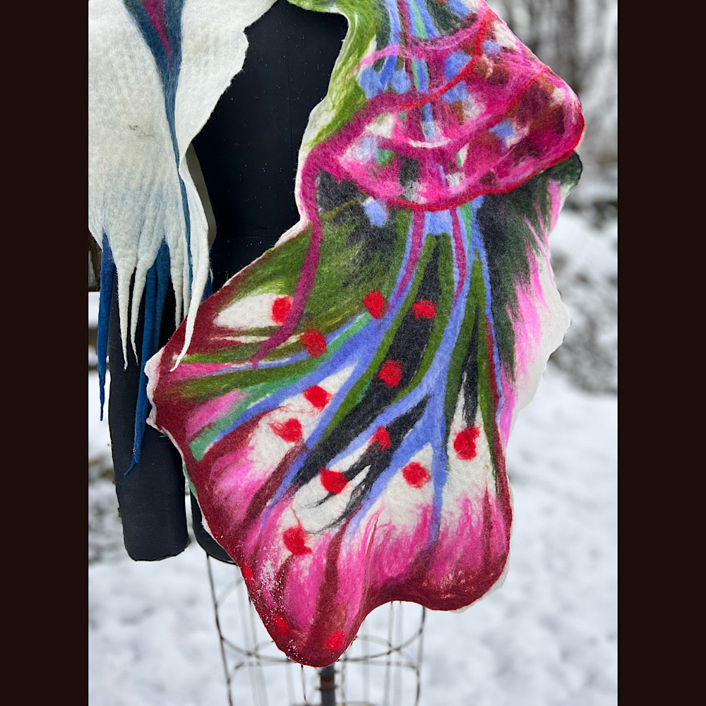 Felted Scarf 73” X 19”