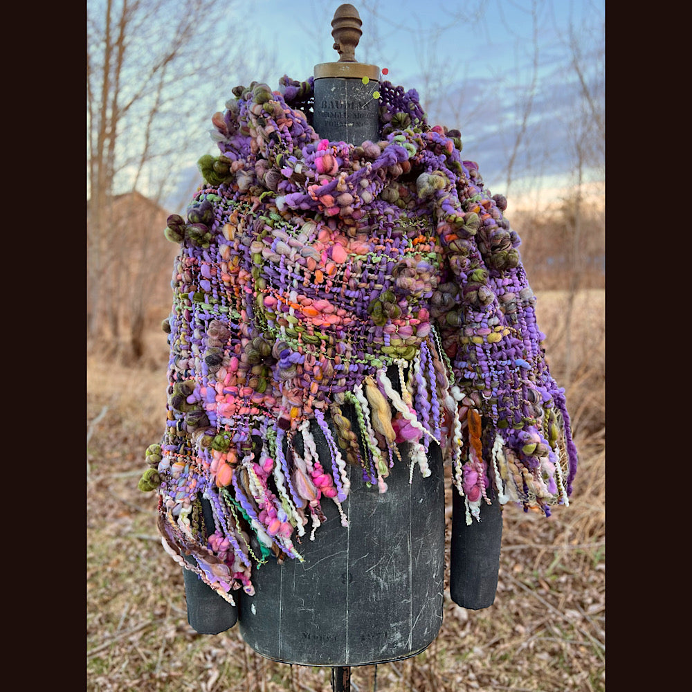 Woven shawl 80” X 34” 1 pound