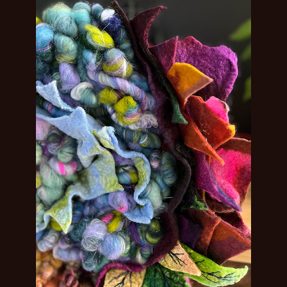 Round woven wall hanger 15” X 20”