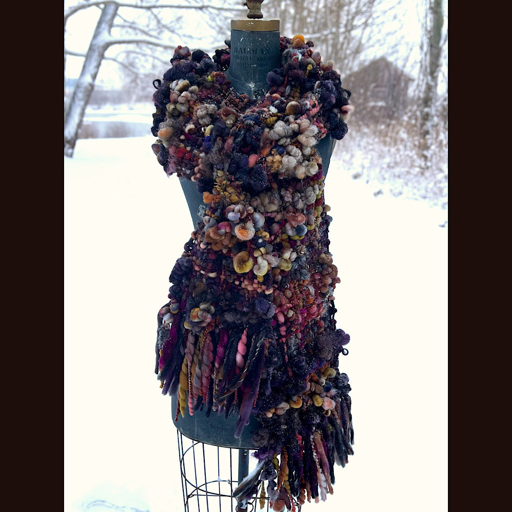 After sunset Scarf 88” X 9”
