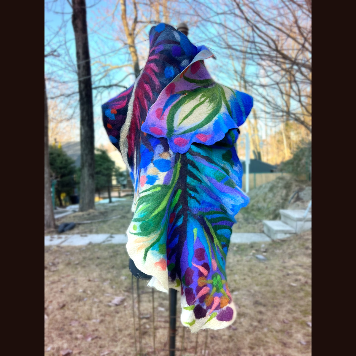 Felted Scarf 72” X 23”