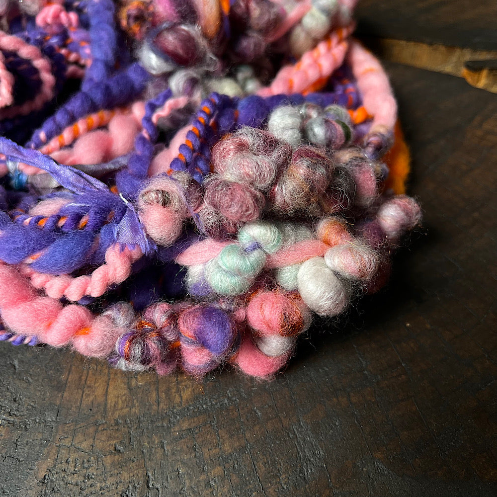 Set of art yarn for weaving 5.2 oz