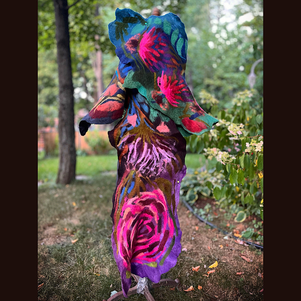 Felted Scarf 86” X 17”