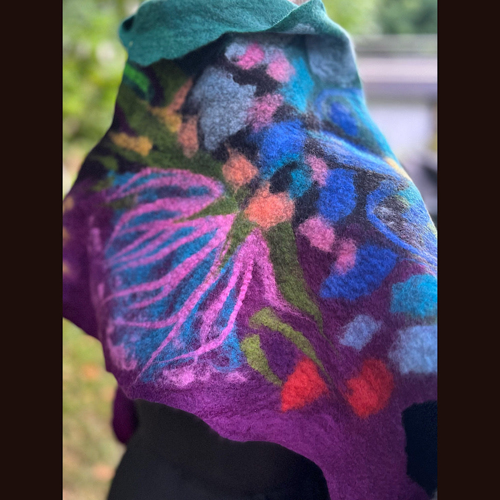 Felted Scarf 80” X 16”