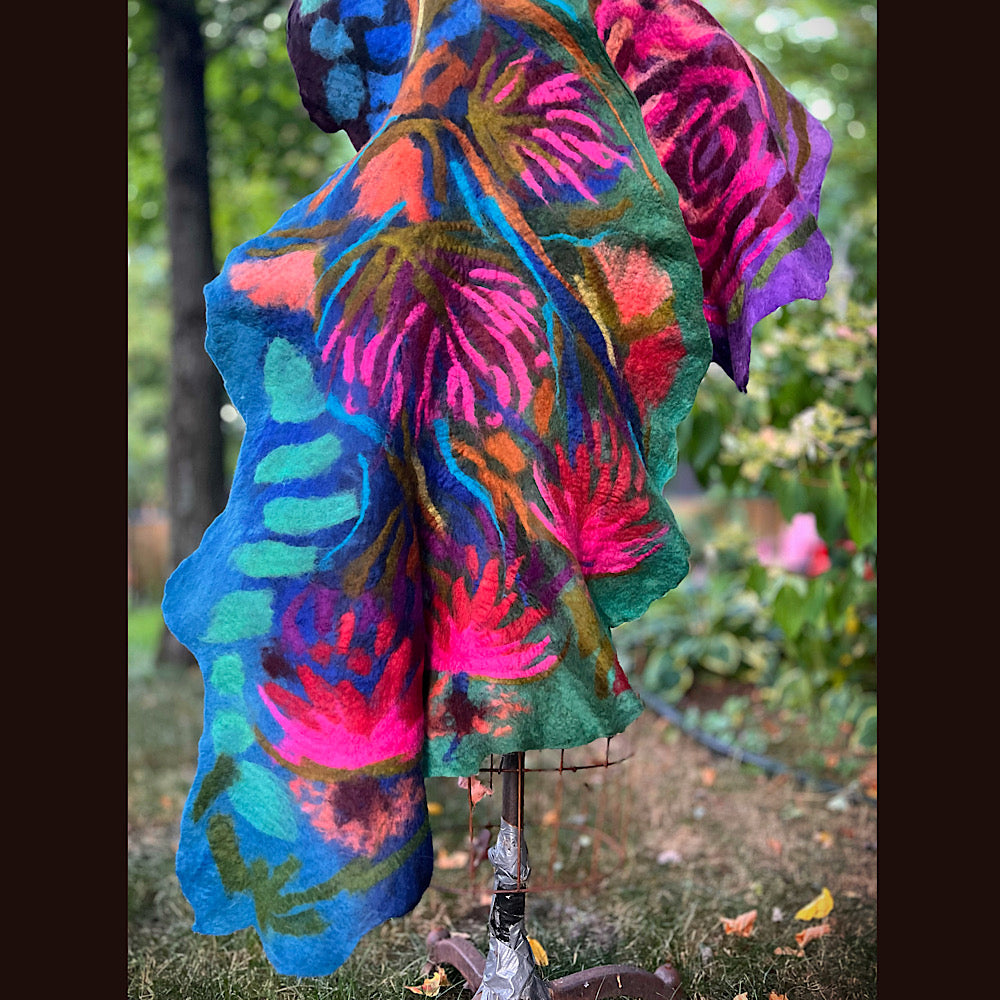 Felted Scarf 86” X 17”