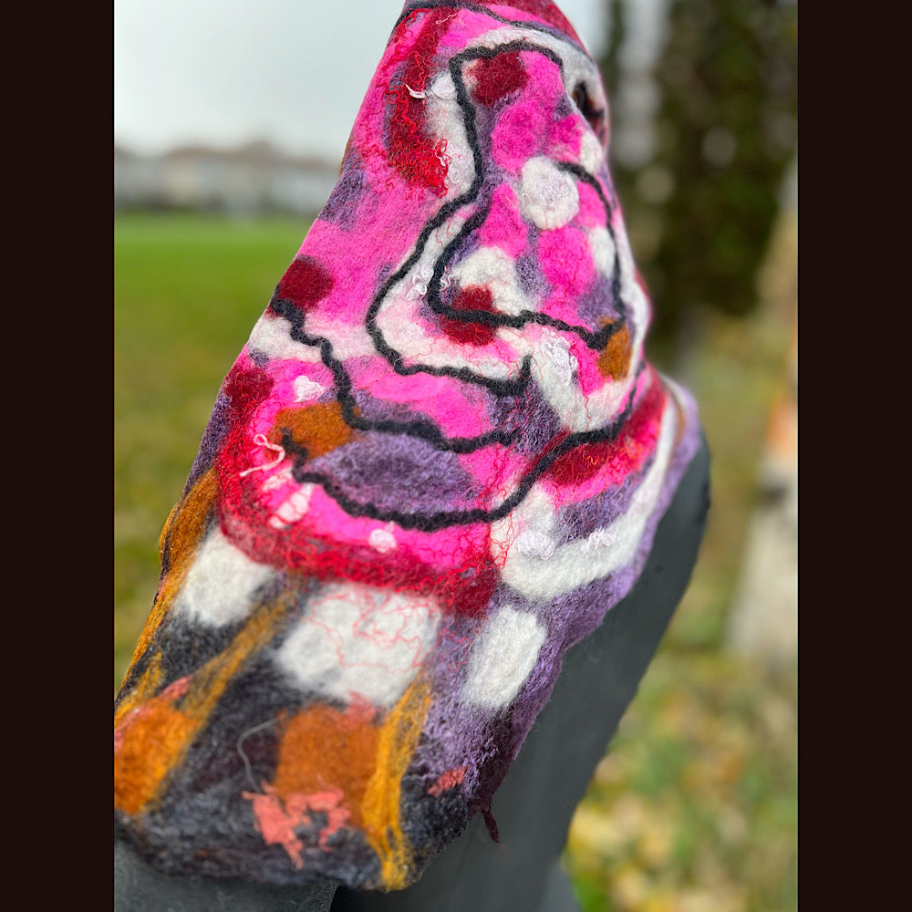 Felted Scarf 84” X 13”