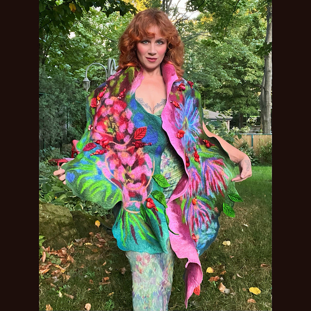 Felted Scarf 86” X 17”