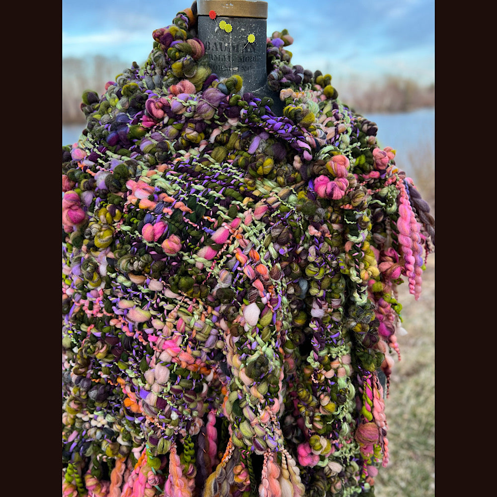 Woven shawl 82” X 37” 1 pound 1/2