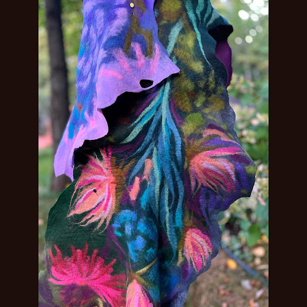 Felted Scarf 80” X 23”