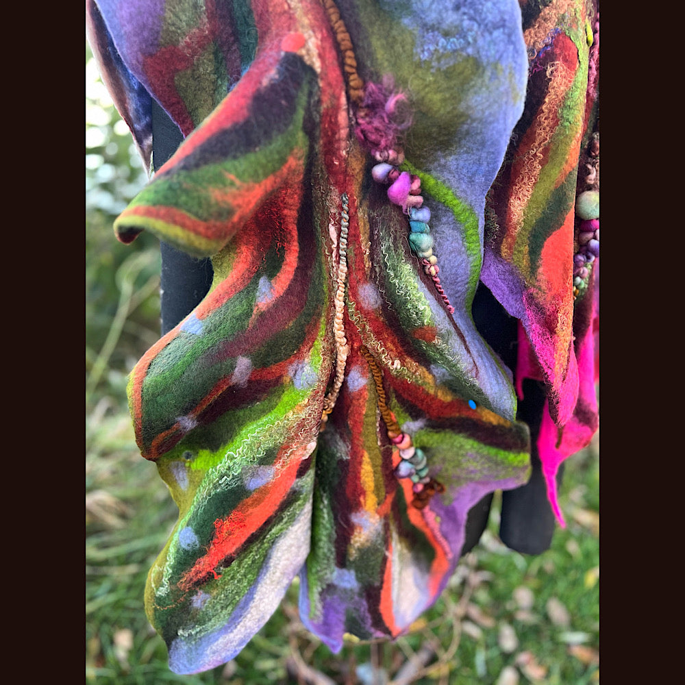 Felted Scarf 72” x 22”