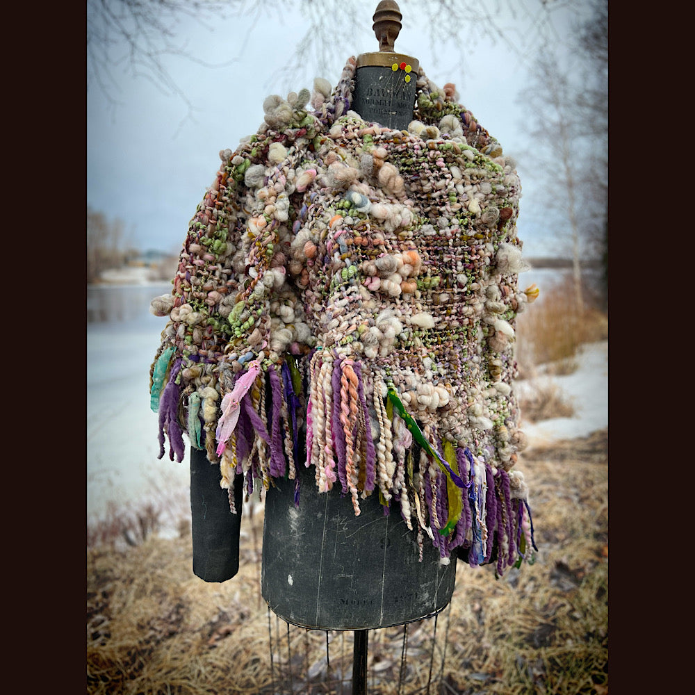 Woven shawl 82” X 37”