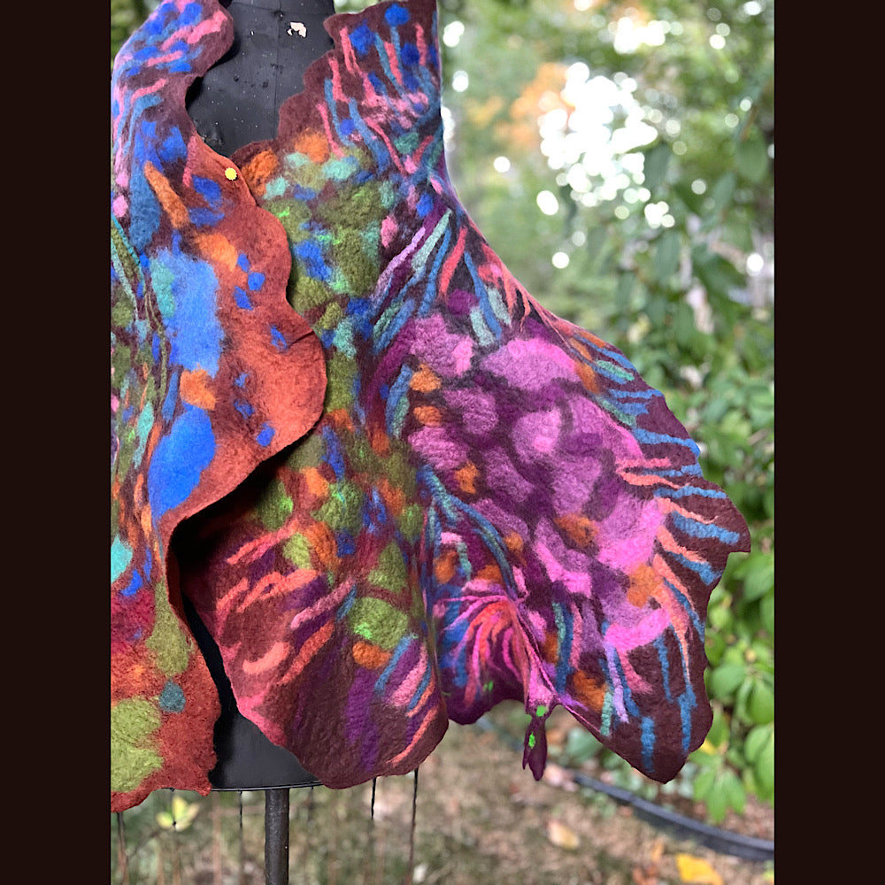 Felted Scarf 80” X 25”