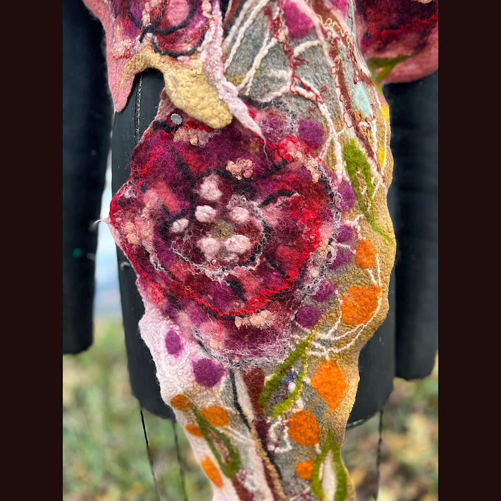 Felted Scarf 82” x 12”