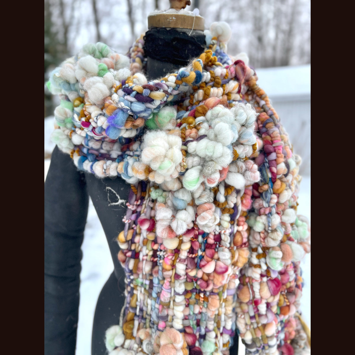 The Golden Rose Scarf 86” X 9”