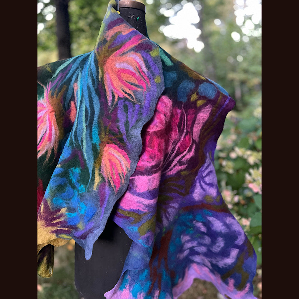 Felted Scarf 80” X 23”