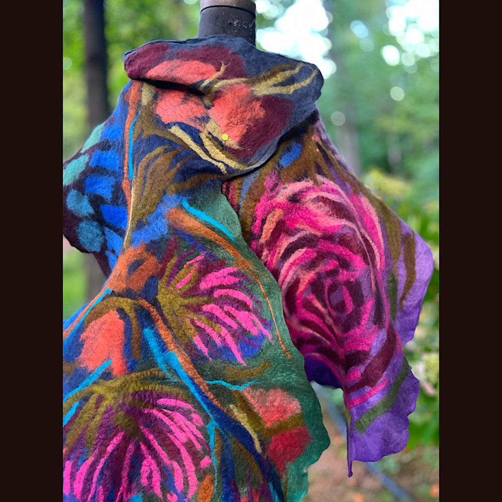 Felted Scarf 86” X 17”