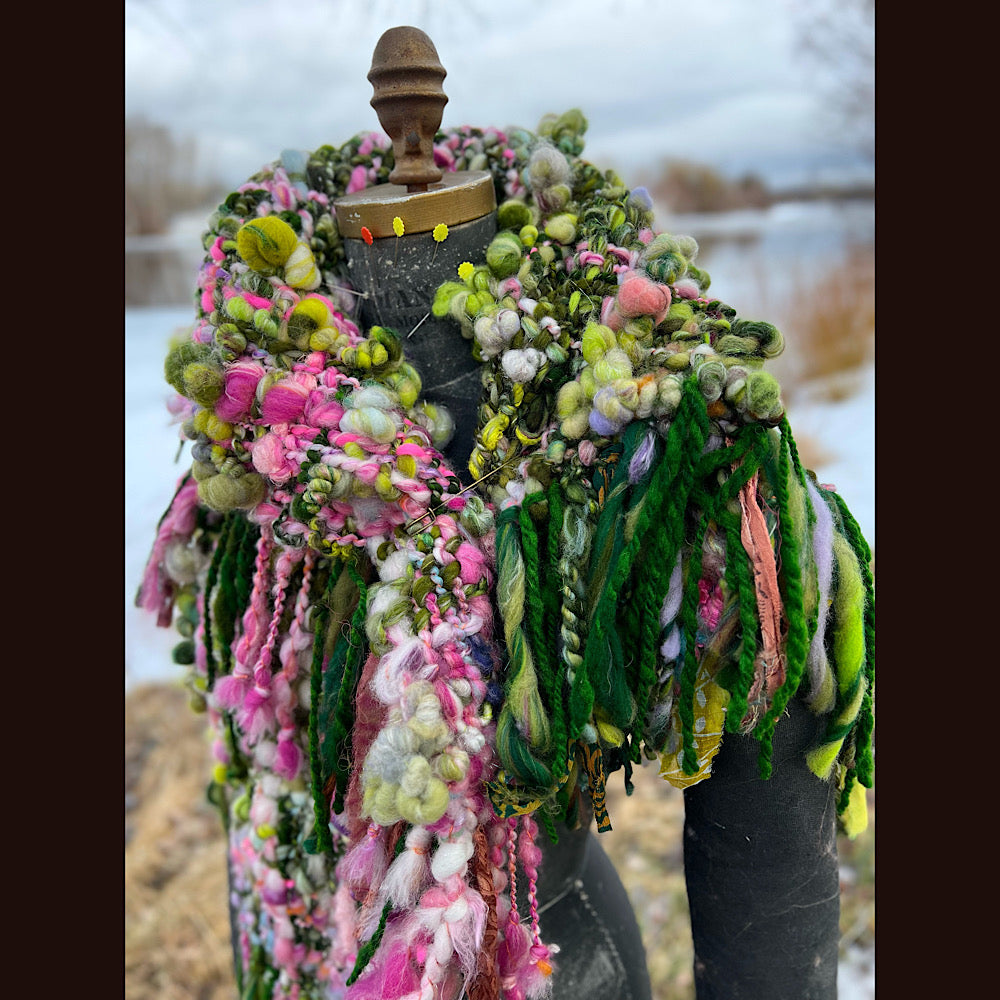 Woven shawl 84” X 37”