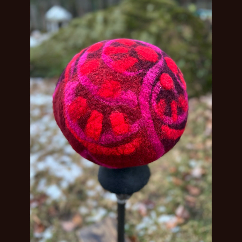 Felted beret medium