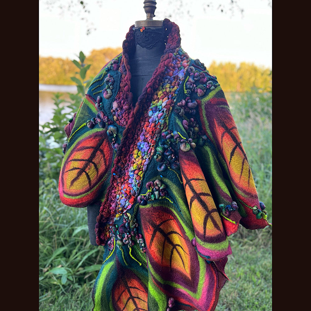 Felted Shawl 90” X 30”