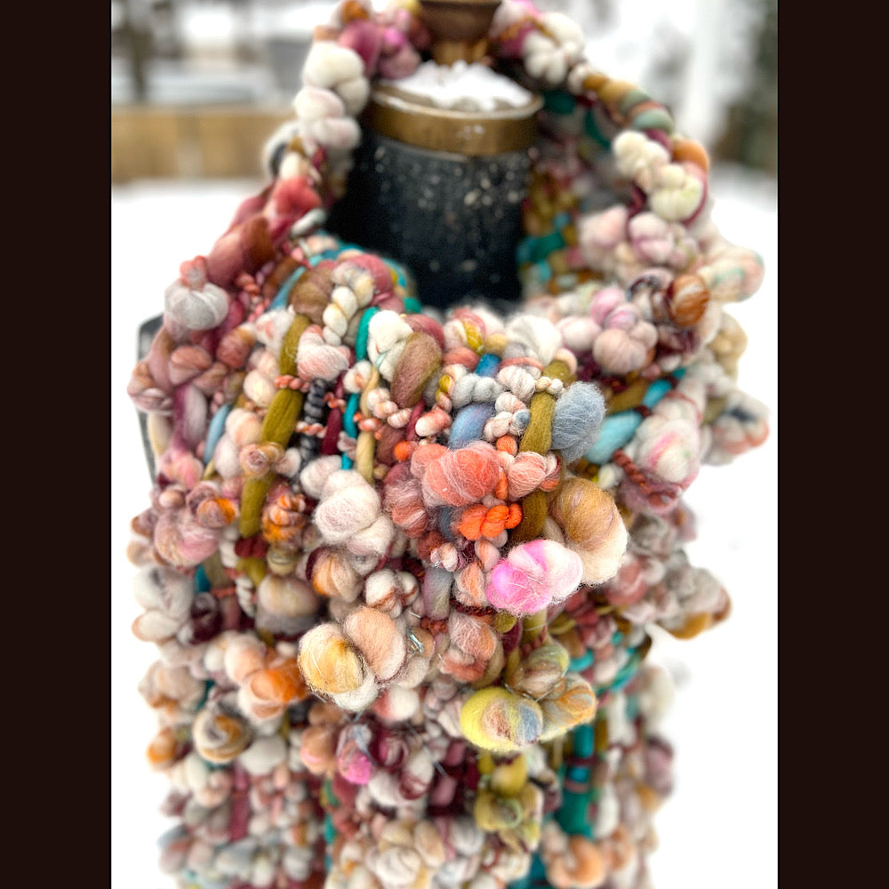 The Golden Rose Scarf 92” X 10”