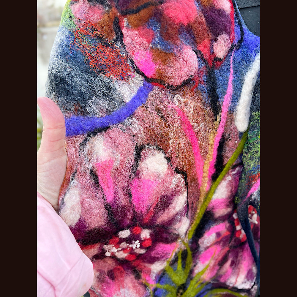 Felted Scarf 77” X 15”