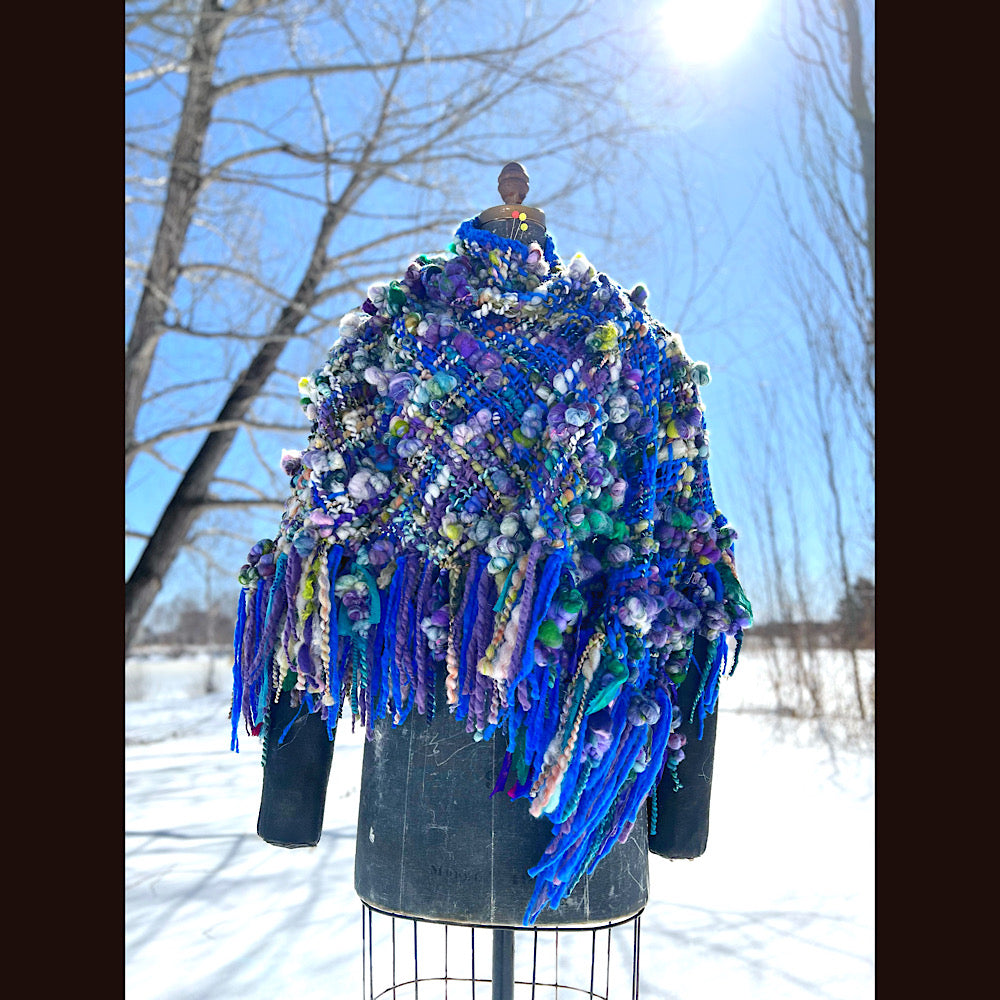 Woven shawl 82” X 37”