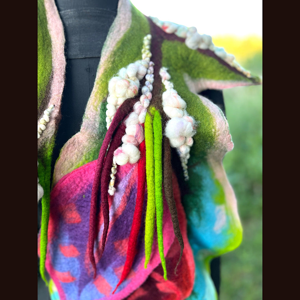 Felted Scarf 62” X 12”