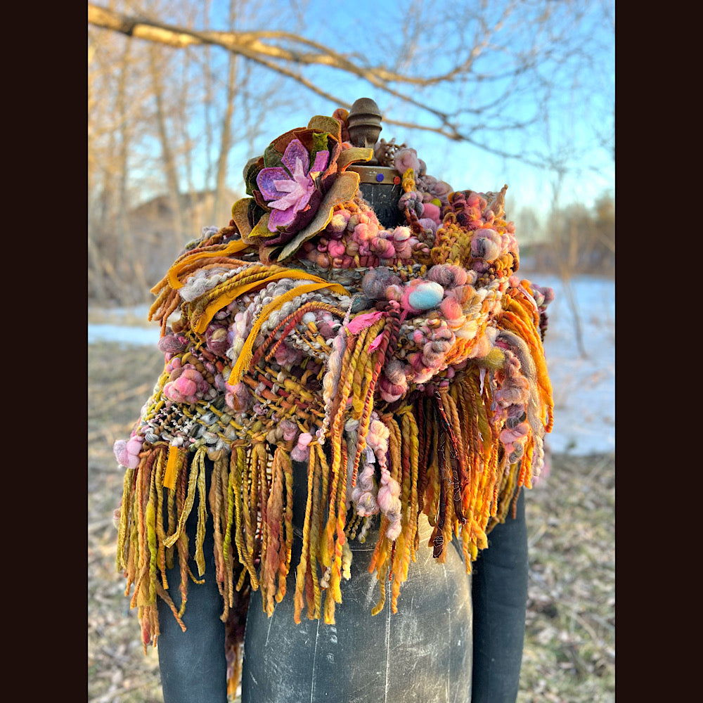 Woven shawl 82” X 37”