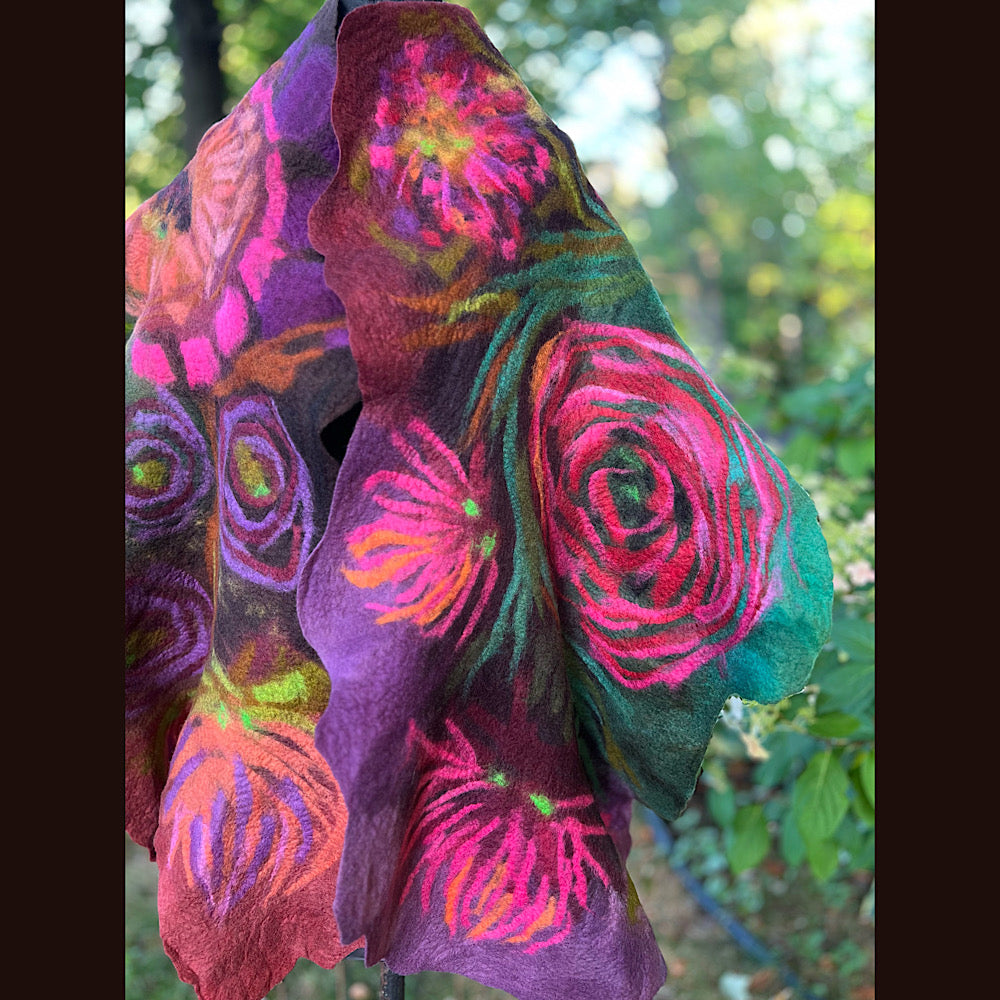 Felted Scarf 80” X 23”