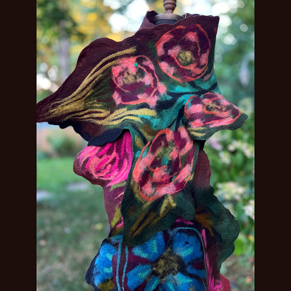 Felted Scarf 80” X 23”