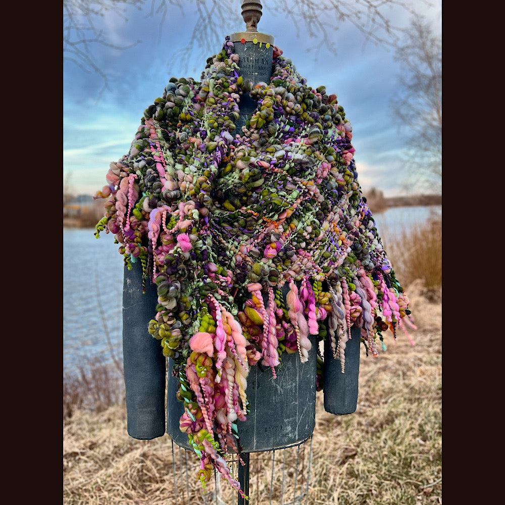 Woven shawl 82” X 37” 1 pound 1/2