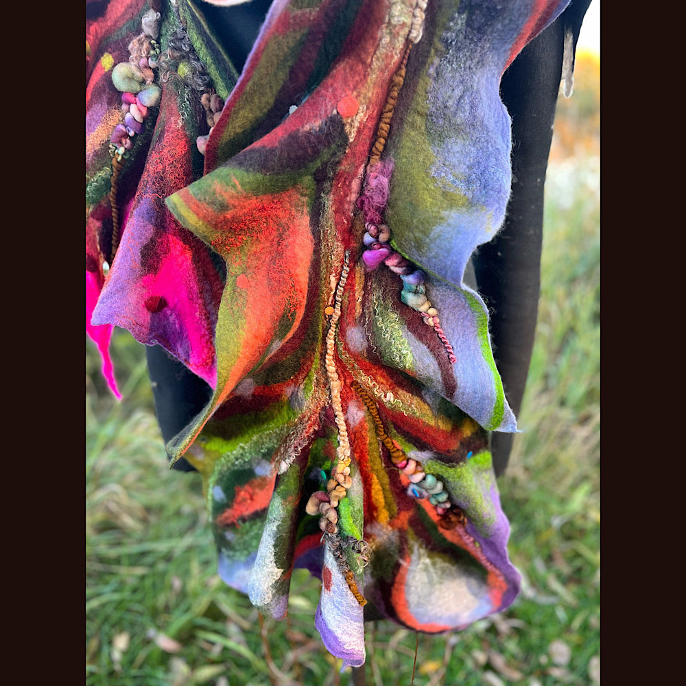 Felted Scarf 72” x 22”