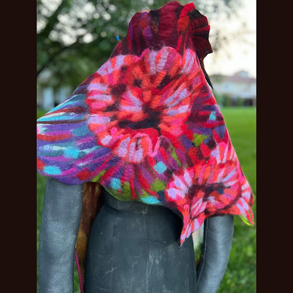 Felted Shawl 118” X 25”