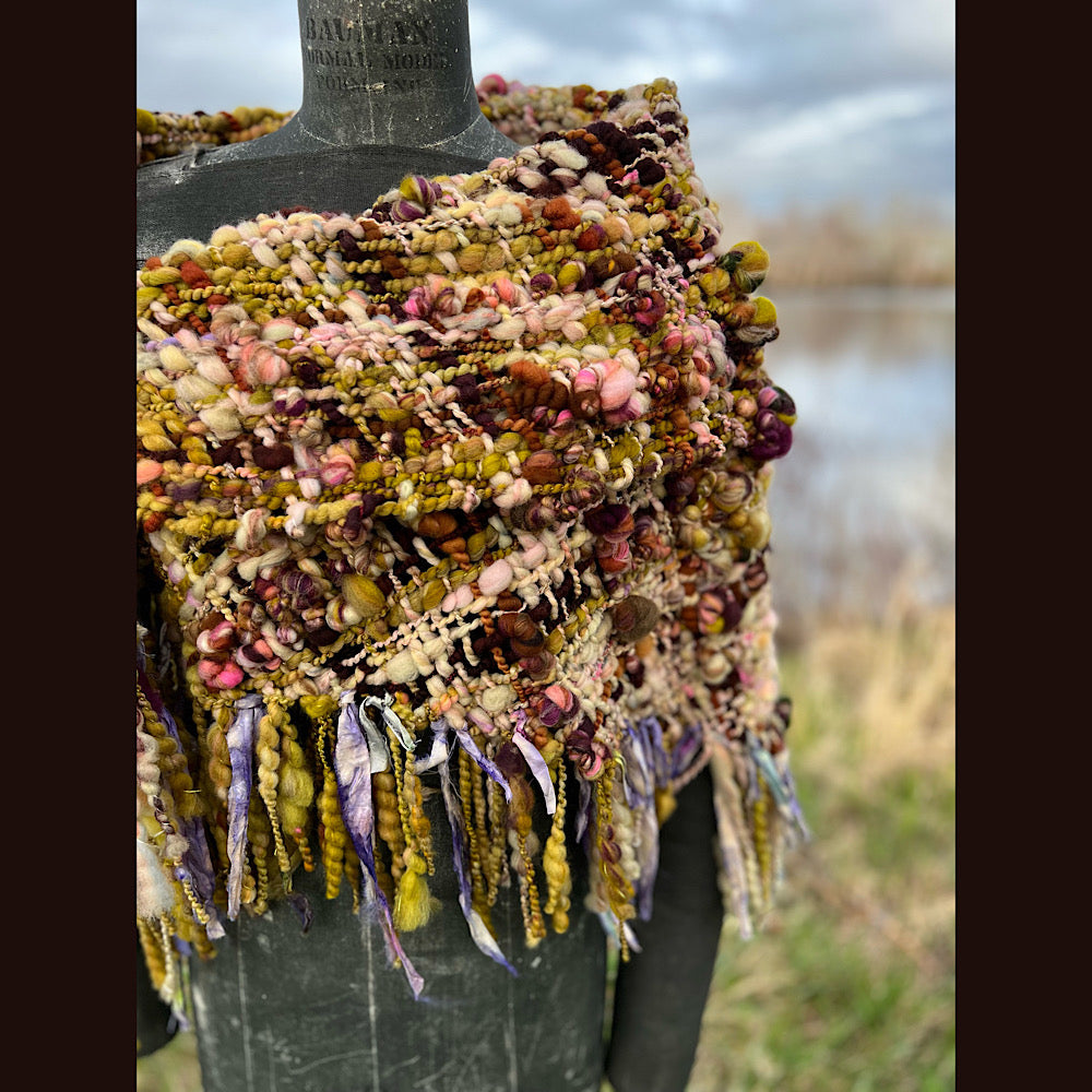Woven shawl 82” X 36” 1 pound