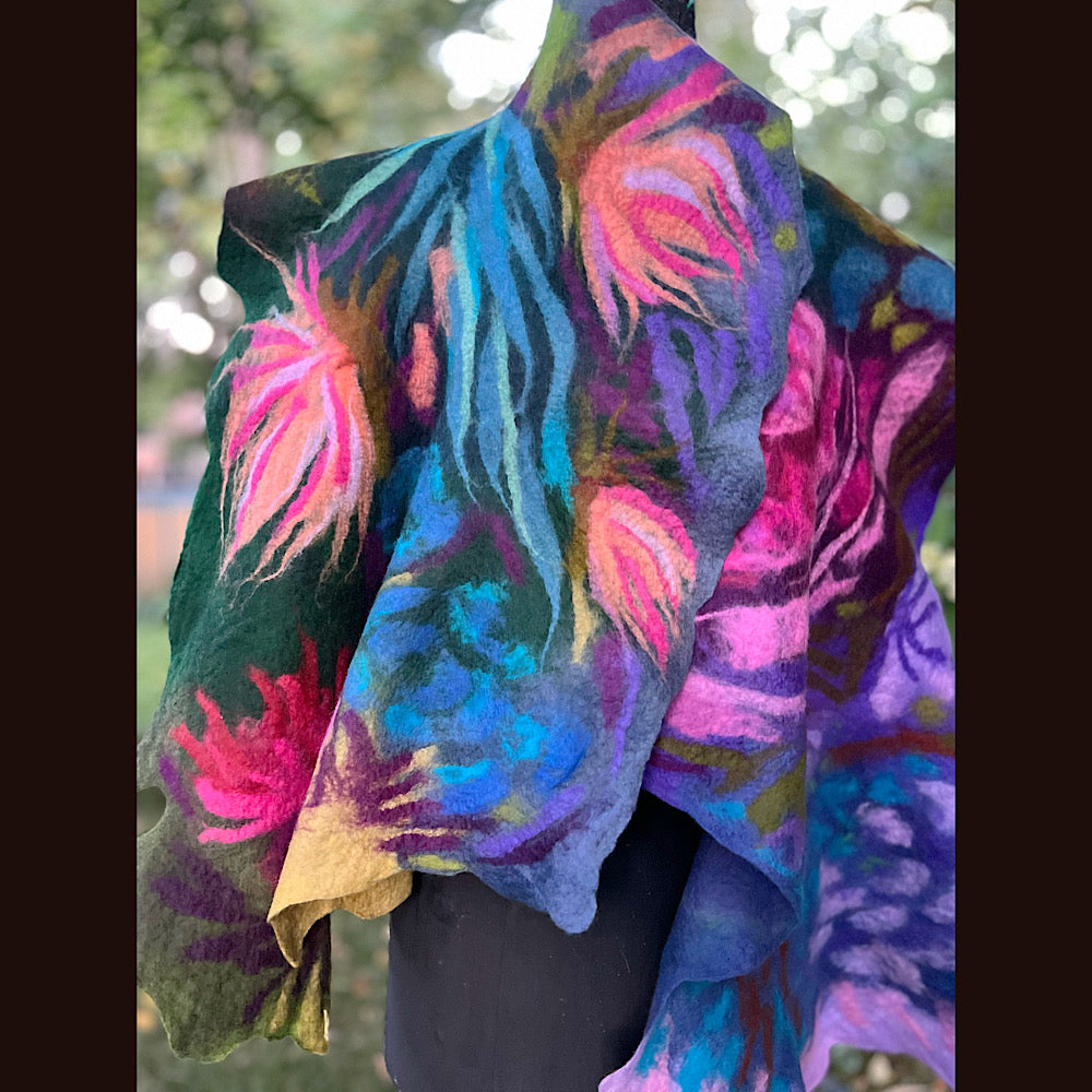Felted Scarf 80” X 23”
