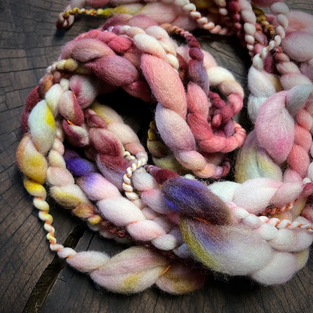 Art yarn lot for weavers 7.5 onces