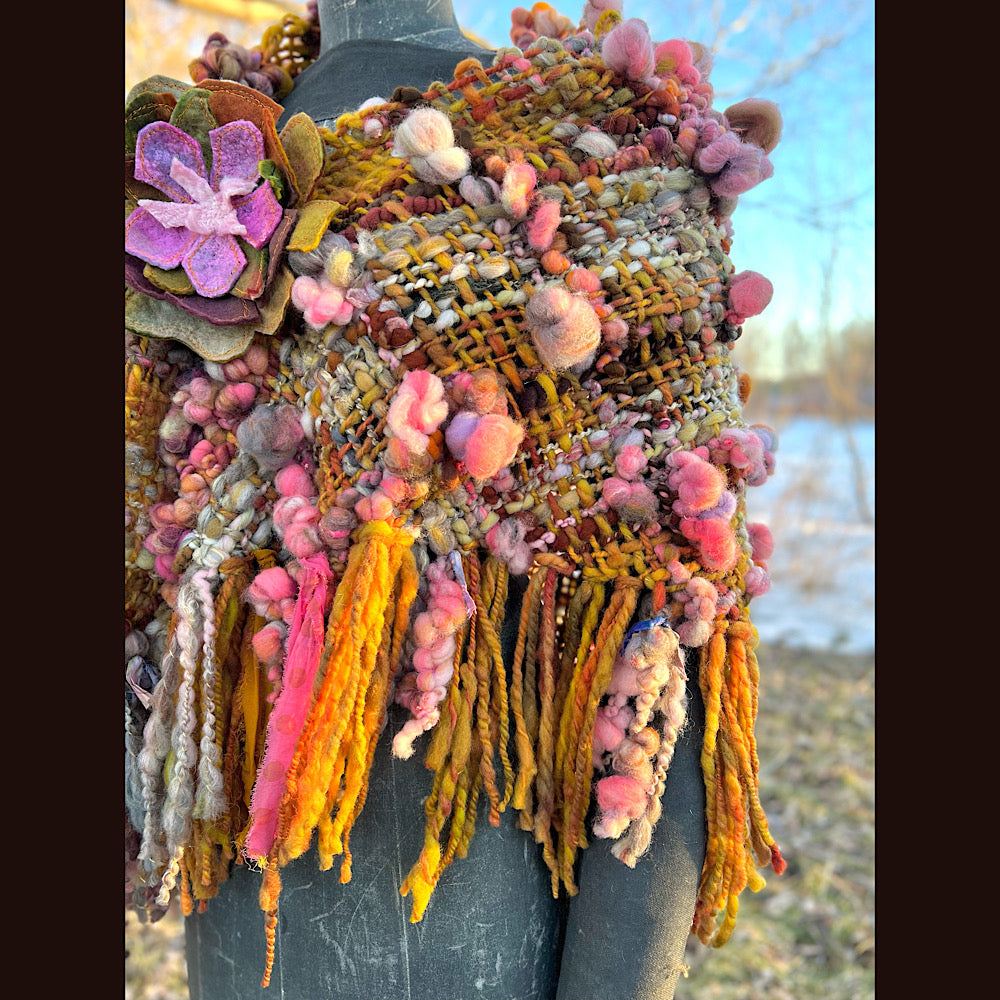 Woven shawl 82” X 37”