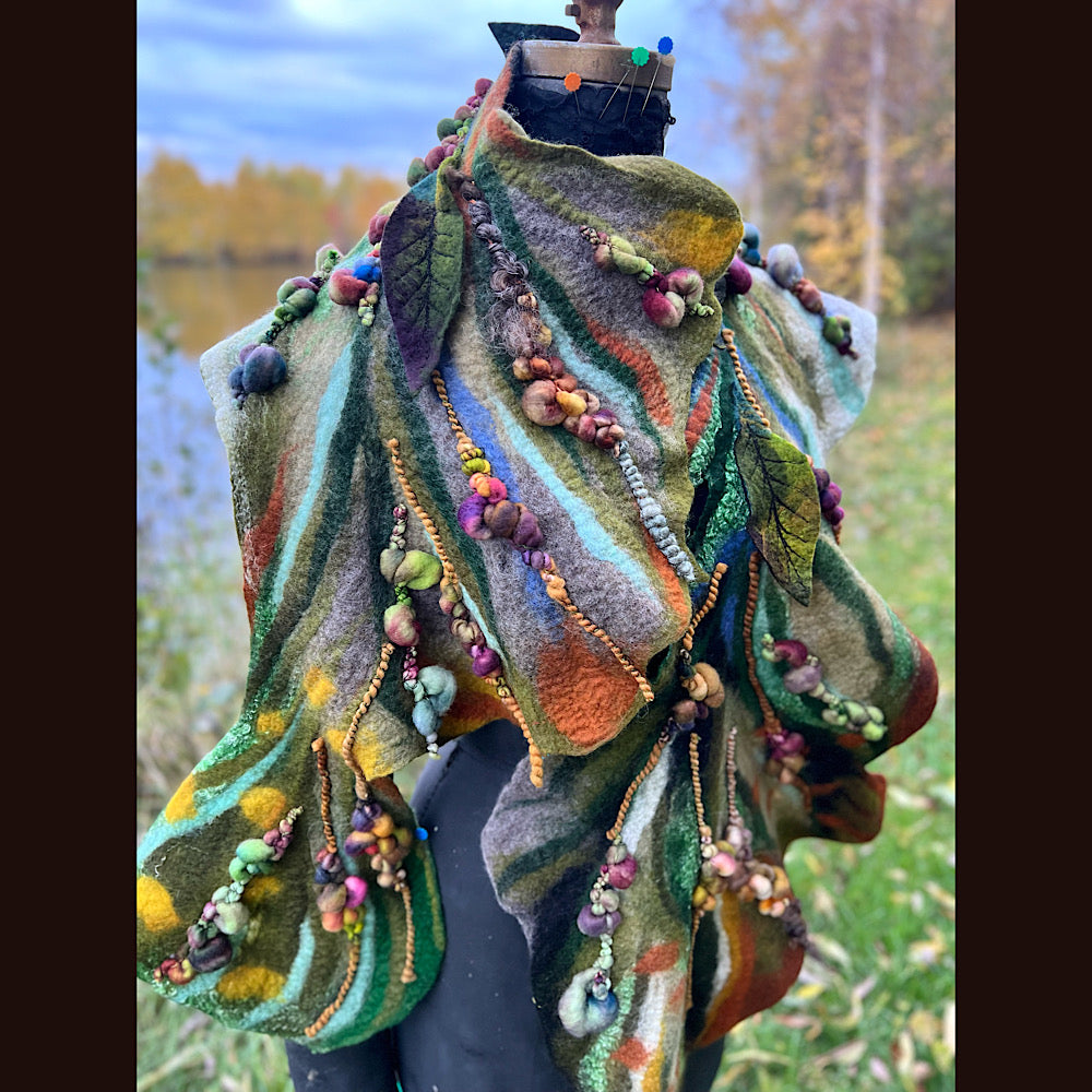 Felted Scarf 60” x 13”