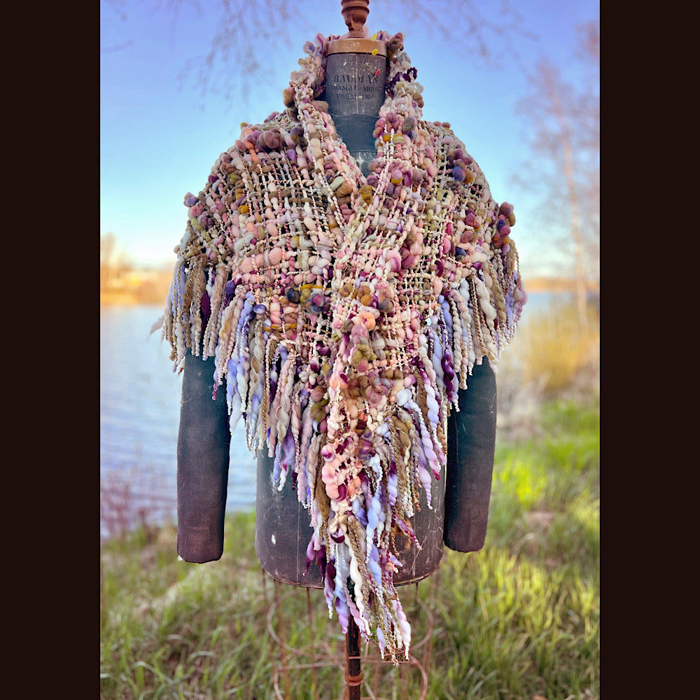 Woven shawl 82” X 36” 1 pound