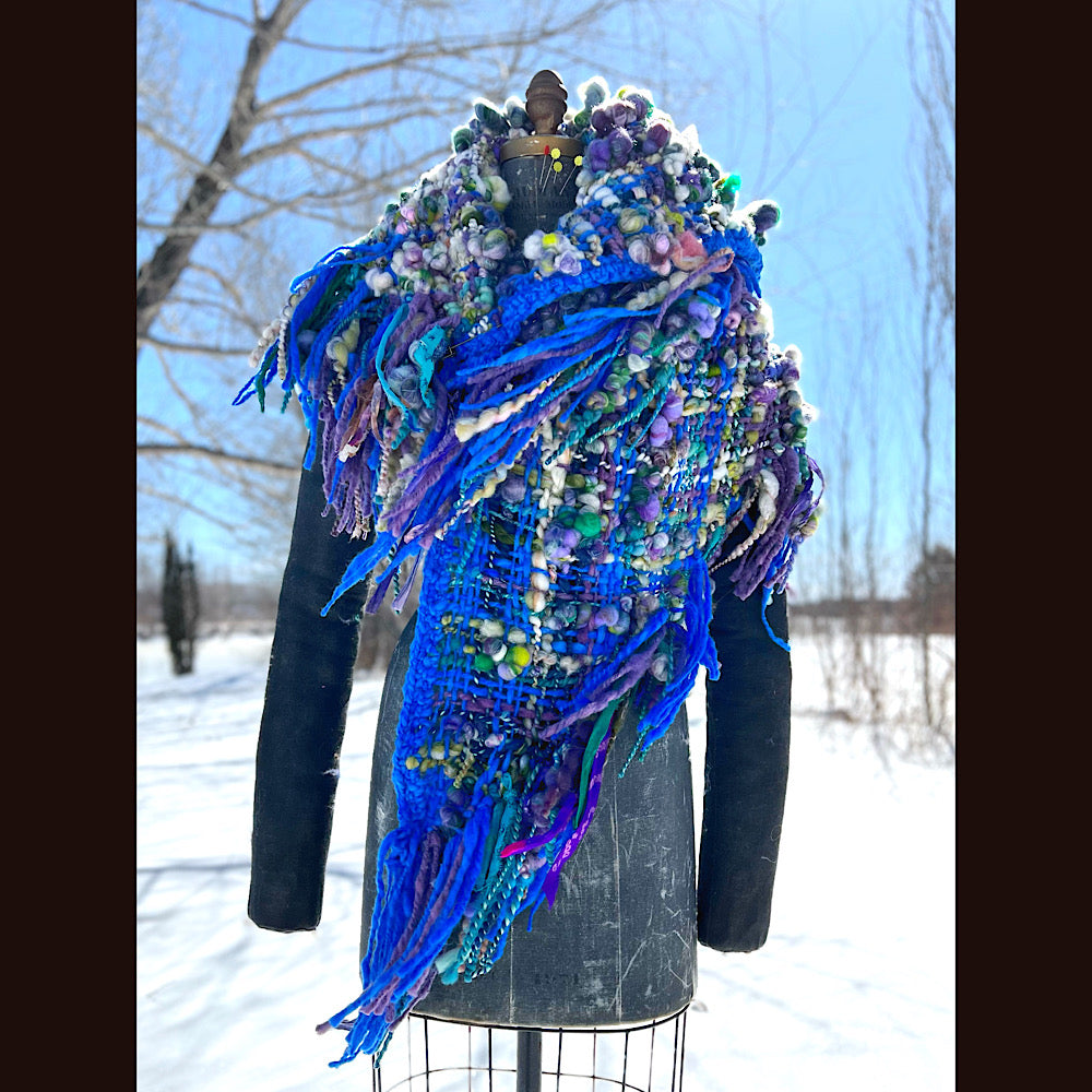 Woven shawl 82” X 37”