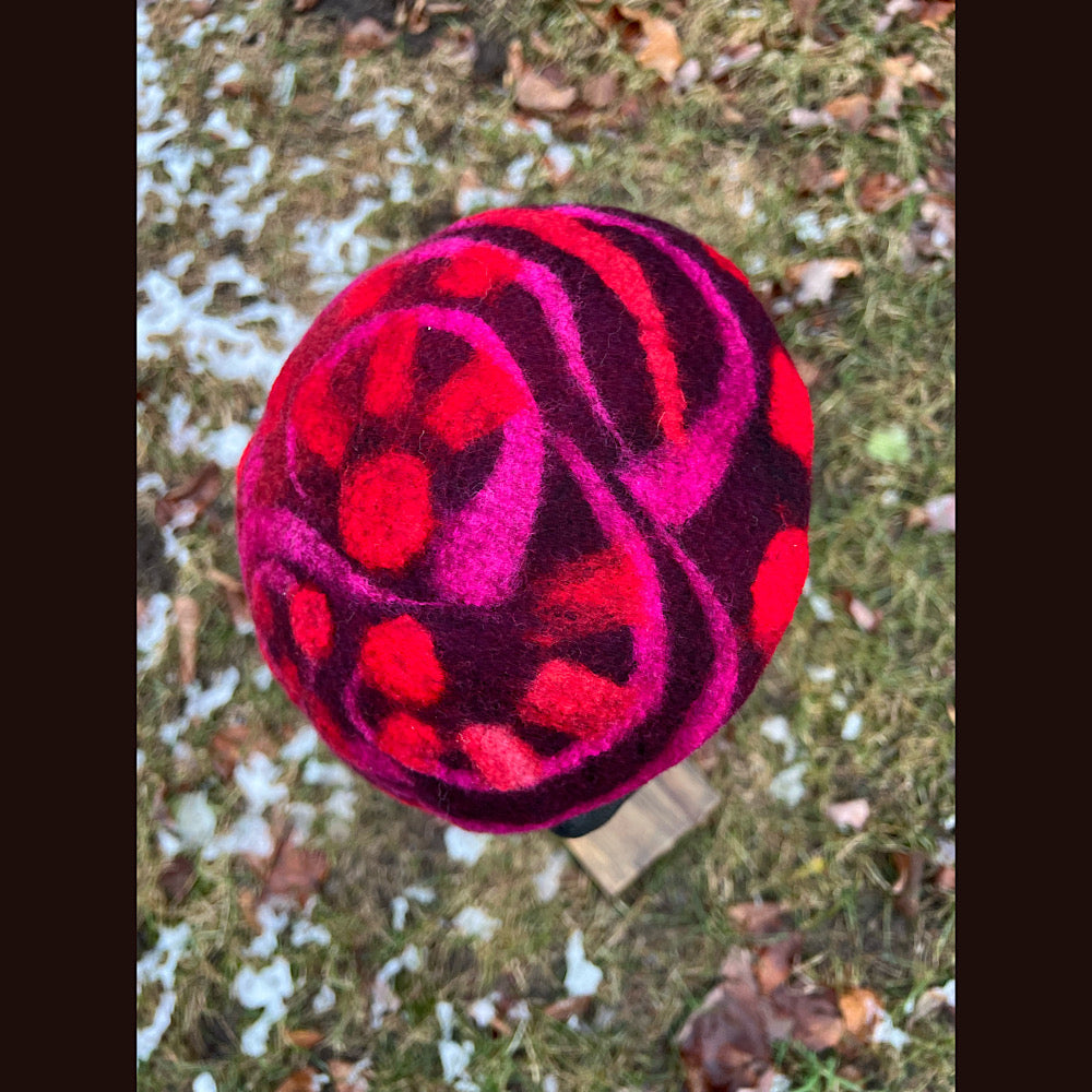 Felted beret medium