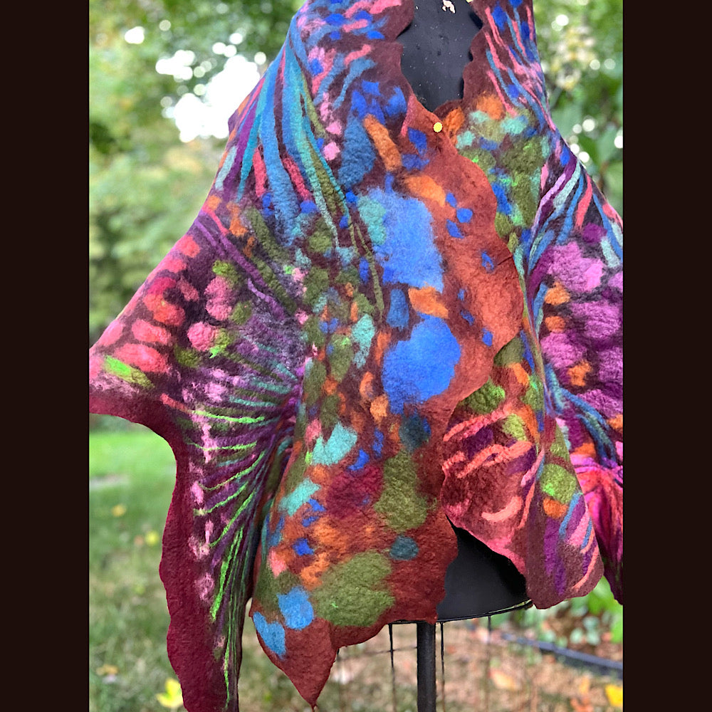 Felted Scarf 80” X 25”