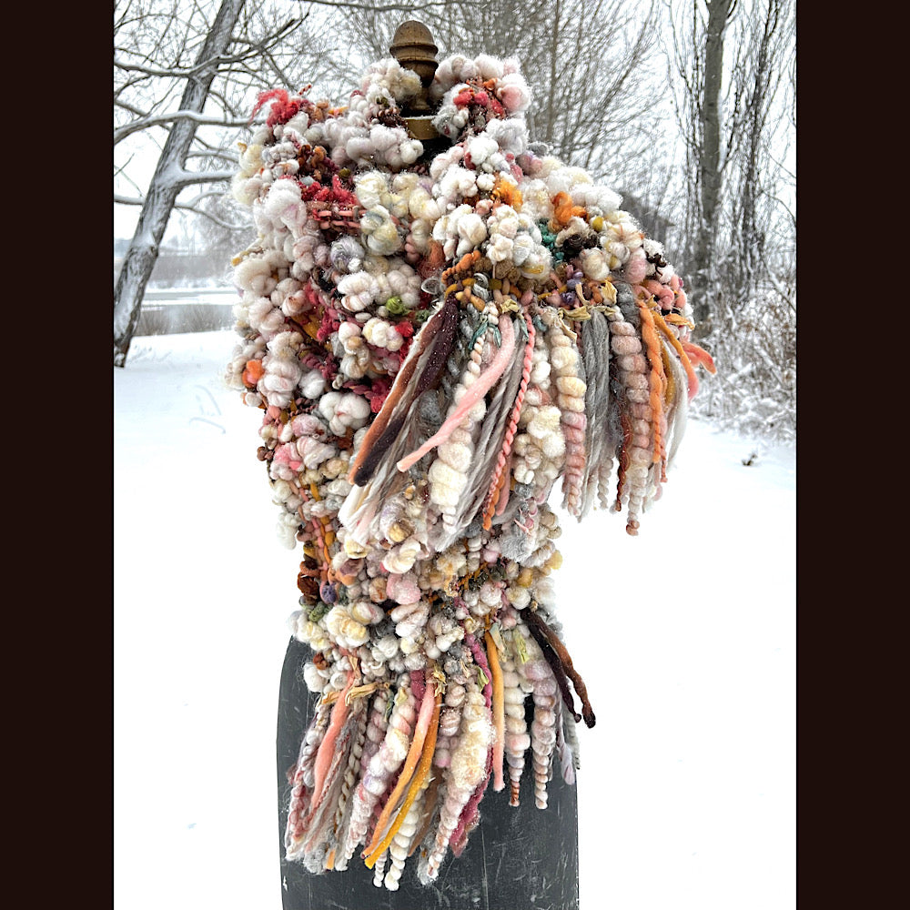 The Golden Rose Scarf 88” X 10”