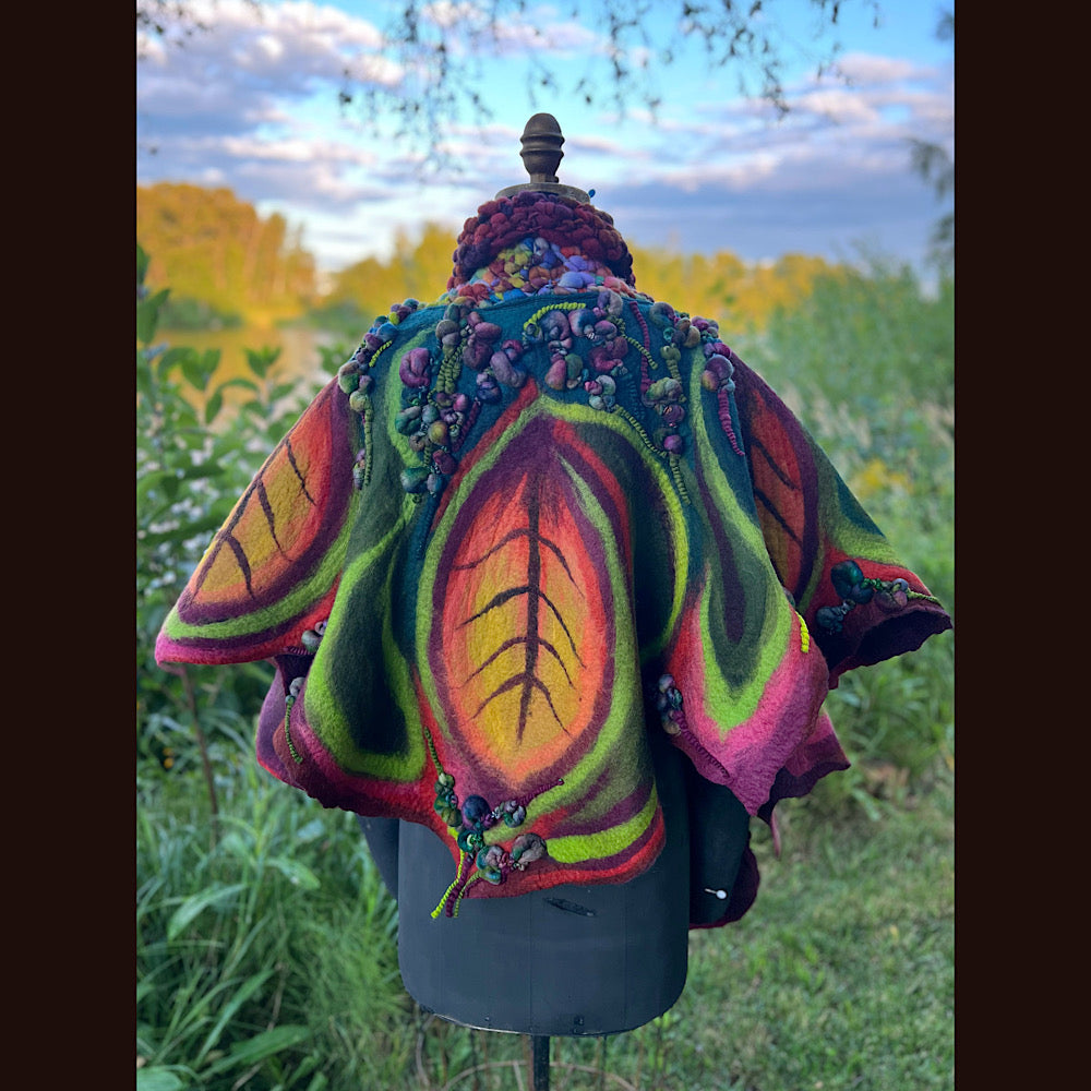 Felted Shawl 90” X 30”