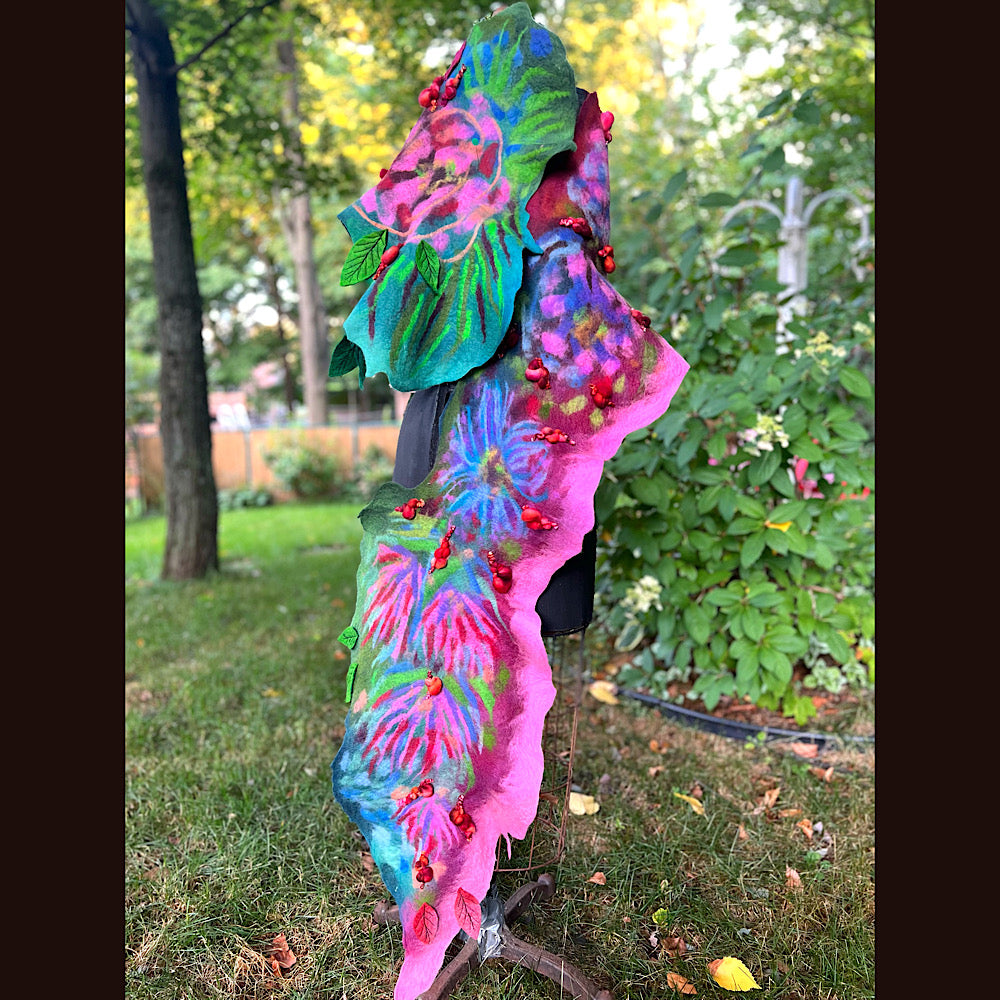 Felted Scarf 86” X 17”